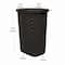 Mind Reader 60L Ventilated Slim Laundry Hamper with Cut Out Handles & Attached Hinged Lid, 2ct.